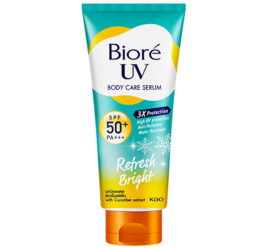 1Biore Biore UV Anti-Pollution Body Care Serum Refresh Bright SPF50 PA+++