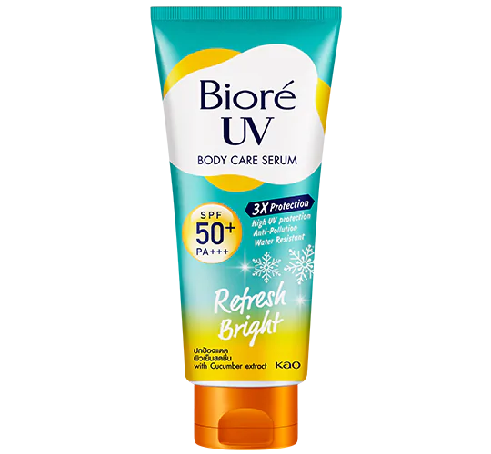 1Biore Biore UV Anti-Pollution Body Care Serum Refresh Bright SPF50 PA+++